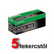 Fuji Neopan Acros II 100 120 fekete-fehér negatív film (5 tekercstől) 